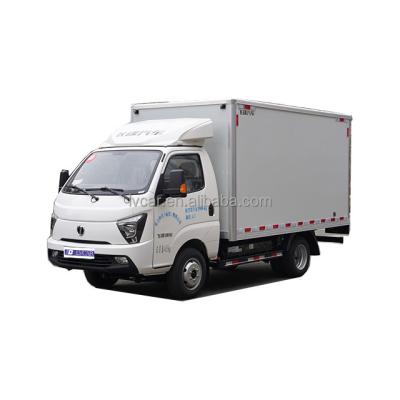 China Affordable 3.5-Ton Box Type Small Pure Electric Truck with a Box White 4010*1850*1650 for sale