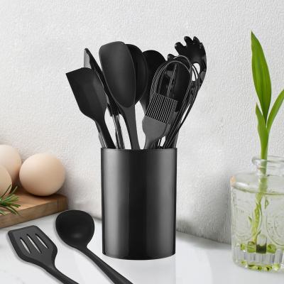 China Sustainable Hot Selling 10pcs Silicone Kitchen Accessories Kitchen Utensils Set Cocina Silicone Kitchen Cooking Utensils Set for sale