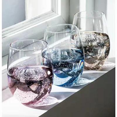 China Stocked Hot star sky gradient water cup large capacity heat resistant water cup for sale