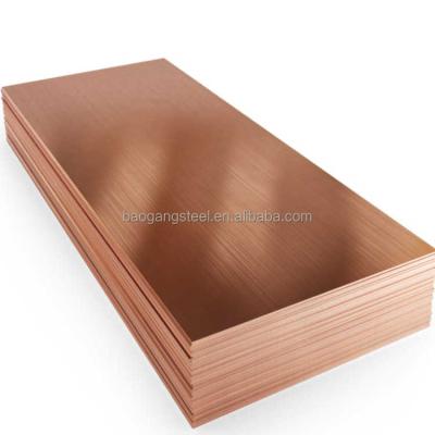 China Customized Length And Width Of Copper Structural Steel Sheet for sale