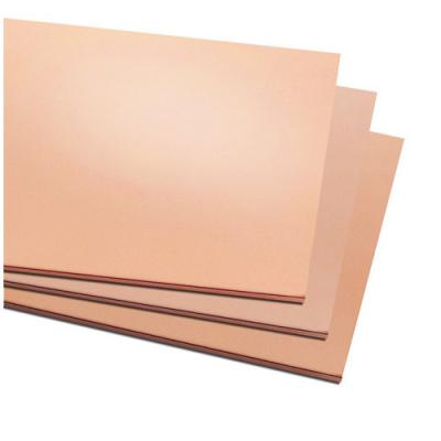 China Construction 0.3mm~100mm Thickness JIS C10300 Mill Finish Surface Copper Sheet for sale