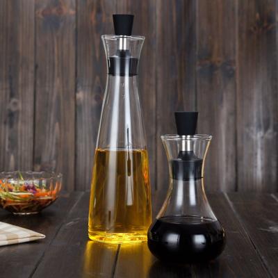 China Factory Wholesale New Design Viable European Style Borosilicate Glass Oil Dispenser for sale