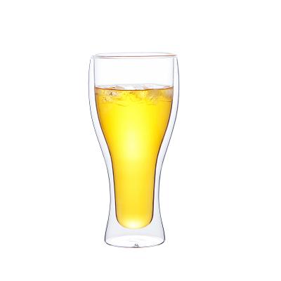 China China Tea Coffee Viable Juice Double Wall Glass Cup Handmade Beer for sale