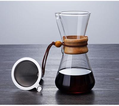 China Sustainable Home Durable Glass Manual Coffee Maker Brewer French Press Coffee Maker for sale