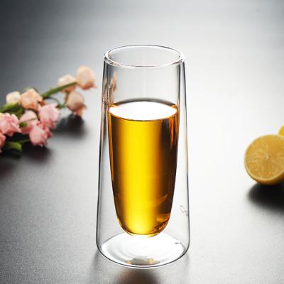 China Supplier High Borosilicate Sustainable Plant Thin Glass Tea Cup Wine Glass Cup for sale