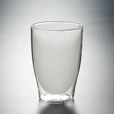 China Sustainable High Quality White Color Drinking Glass Frosted Glass Tumbler for sale