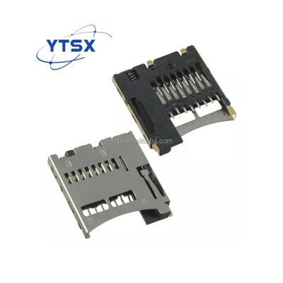 China Standard 47334-0001 Internal Soldering SD Card Holder T-Flash TF Card Holder MICRO 473340001 47334-0001 for sale