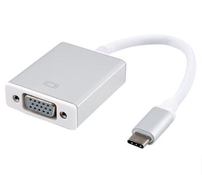 China Display Usb 3.1 Type C To Computer VGA Adapter Converter Support 1080p for sale