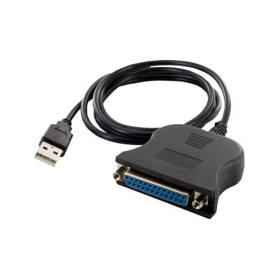 China Computer and Printer Parallel USB Cable Male to DB25 Pin Female Printer Cable IEEE Cable 1284 Printer for sale