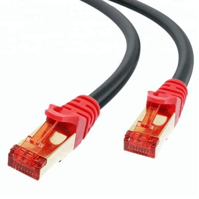 China High Quality Telecom Cat 7 Ethernet Cable CAT 7 LAN Network Cable RJ45 Patch Tie SSTP Gigabit 10/100/1000Mbit/s With Gold Plated for sale