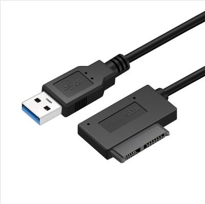 China Desktop sata to usb 3.0 cable sata 7+6 13 pin converter cable sata to usb adapter converter cord for HDD hard disk drive for sale