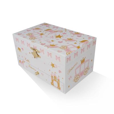 China Eco-friendly Paper Drawer Set Ring Package Wedding Gift Box Kids Music Box Jewelry Packaging for sale