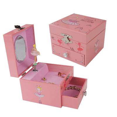 China Storage or New Custom Personalized Decoration Ballerina Jewelry Music Box Jewelry Box for sale