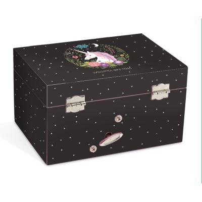 China Europe factory products wooden jewelry box with music for kids 2018 for sale