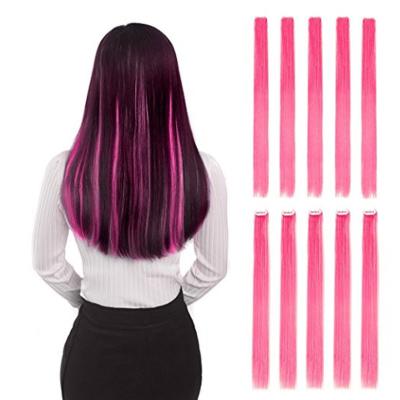 China European and American women wig ear dyed wig hanging piece color no trace selection dyed protection hair piece monochrome wig piece for sale