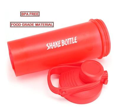 China 650ML Viable Logo Protein Shaker Bottle Custom High Quality Fitness Sports Plastic Shake Water Cup With Stainless Steel Ball for sale