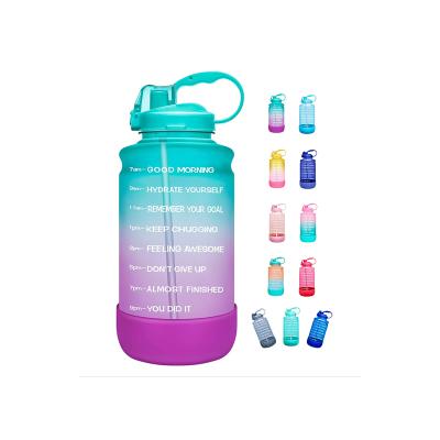 China Large Capacity Industrial Hot Water Bottle Plastic Sale Amazon Sports Water Bottle BPA Free Custom Logo for sale