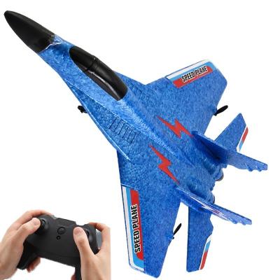 China Auto Return 2.4G 2.5 channel Glider Model Toy EPP Foam Flying Fighter Glider Airplane  Remote Control RC Planes Electric Airplane for sale