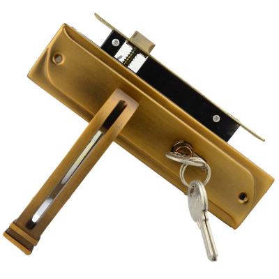 China Modern Iron Door Latch Handle Cylinders Low Price Aluminum Door Lock for sale