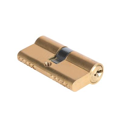 China Full Brass Door Lock Cylinder 60mm / 70mm European Brass Cylinder for sale