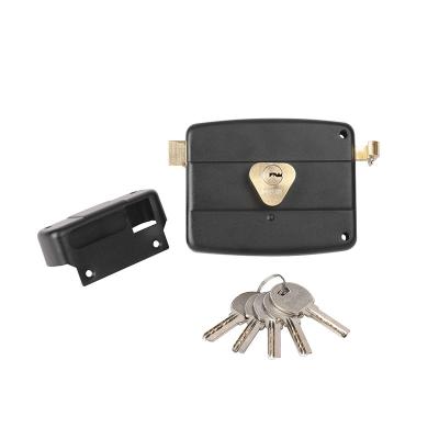 China Meggo Waterproof Wholesale Security Night Latch Home Door Lock Rim Anti-theft Lock for sale