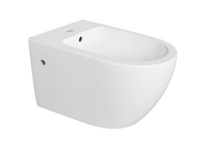 China Fully Concealed Square Fixture Factory Style Bathroom Modern Hotel Public Water Back to Wall Ceramic Bidet Women for sale