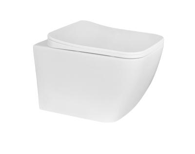 China Hung Wc Toilets Bowl 2022 Ceramic Indoor Rimless Double-Flow Wall Sanitary Ware Toilet Chest for sale