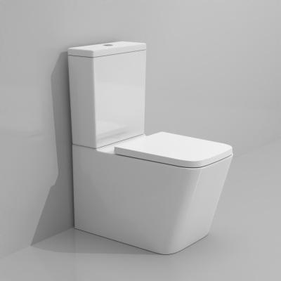 China China Supply Double-Flow Two-Piece Bathroom Toilet Sets Bathroom Washdown WC Sanitary Ware for sale