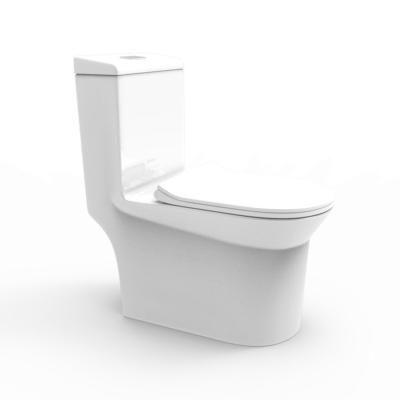 China Factory Wholesale Modern Comfortable Ceramic Single Piece Low Price Double-Flow Toilet Toilet for sale