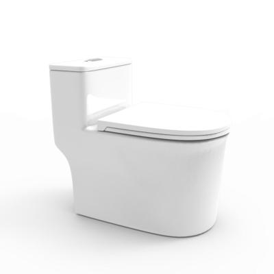 China New China Siphonic Single-Piece Flush Double Flush 3/4.5L Water Saving Floor Standing Double-Flow WC Toilet Design Bathroom Ceramic Manufacturer for sale