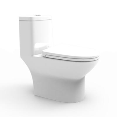 China New Design Double-Flow Ware Round Shape Sanitary One-Piece Lavatory Toilet Bowl Ceramic Toilet for sale