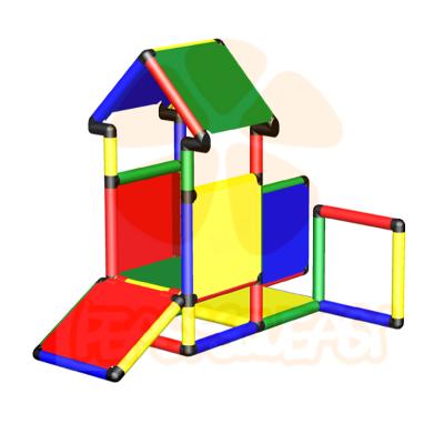 China Indoor Plastic Playground Play House Toddler Play Frame Plastic Learning Equipment for sale