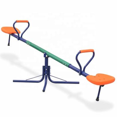 China Playground Accessories Backyard Plastic Steel Plastic Rotating Seesaw Strong Durable 360 ​​Degree for sale