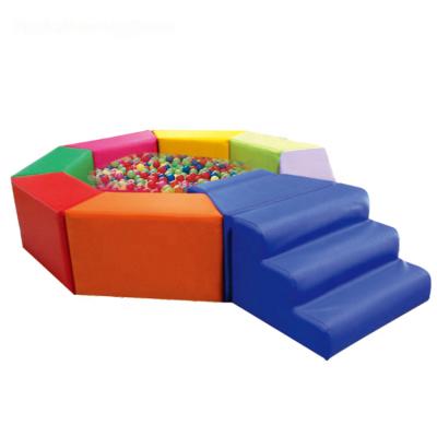 China Amazing Cheap Indoor Soft PVC Quality Home Playgym Soft Game With Ball Pit For Kids for sale