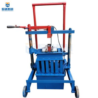 Κίνα High Efficiency Manual Block Making Machine Hollow Adobe Hydraulic Pressure προς πώληση