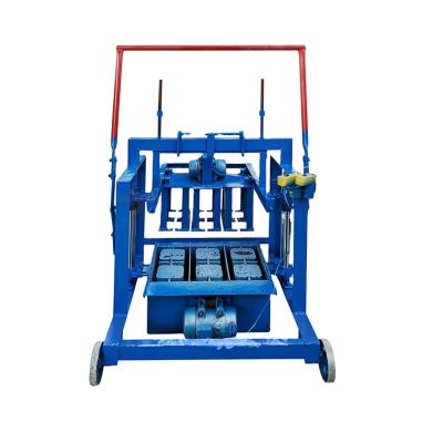 China Cement Interlocking Manual Block Making Machine Hydraulic Pressure Method zu verkaufen