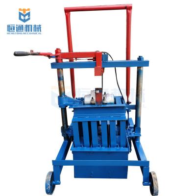 China Concrete block machine hand made brick making machine diesel block making machine home business price india for sale