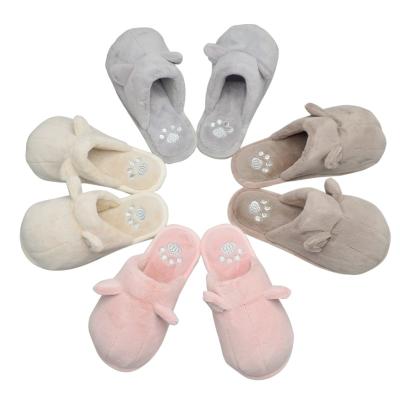 China CUSHIONING Wholesale Household Women's Winter House Children's Cute Plush Warm Slippers for sale