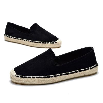 China Flat material cost effective women's outsole tpr flat shoes with textile upper for sale