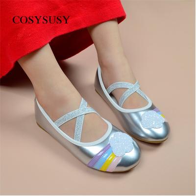 China High Cost Performance Round Soft Insole Anti-Slip Flat Girls Ballerina Kids Shoes for sale