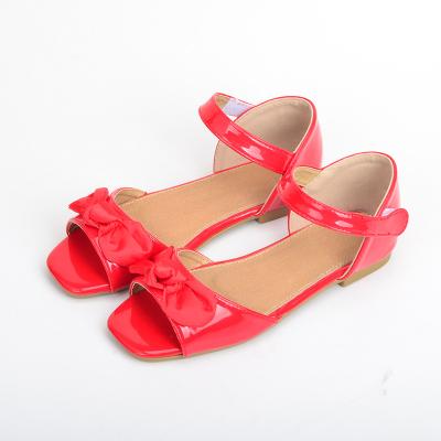 China New hot fancy design girls flat princess children's sandalia sandals for girls for sale