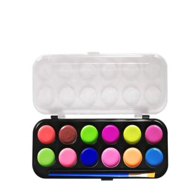 China Non-Toxic School Stationery Supplies Pocket Water Color Paint Set for sale