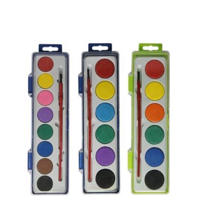 China Non-Toxic Hot Selling Washable Water Color Tablet Sets For Students for sale