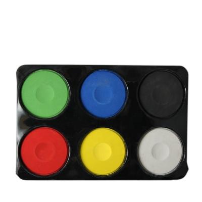 China Non-Toxic Factory Non-Toxic Children's Tempera Paint 6 Colors Watercolor Jumbo Set for sale