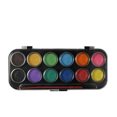 China Non-Toxic Wholesale Small Watercolor Paint Set Travel Palette for sale