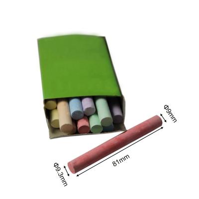 China Non-toxic Dustless School Colored Chalk for Teaching for sale