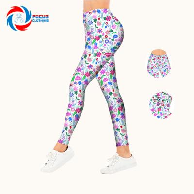 China Breathable Print Gaiters Flower Yoga Beauty Wonder Women Tights Yoga Pants Skinny Pants For Women for sale