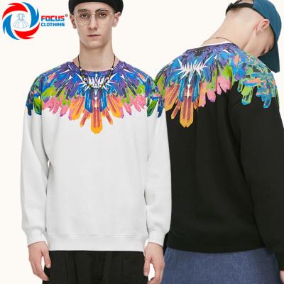 China Sale Men's Sports Clothing Fun Color Ice Warm Custom Made Unisex Sweatshirt for sale