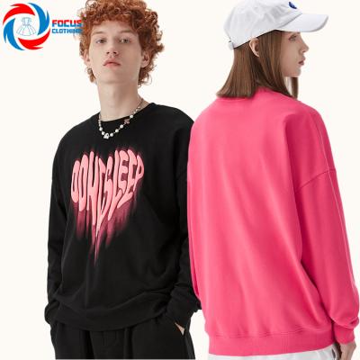 China Breathable Custom Wholesale Mens Clothing Sweater Man 100% Cotton Love Printing Sweatshirts for sale