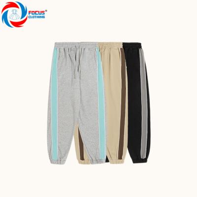 China Breathable OEM Quilted Loose Joggers Mens Cotton Pants Oversized Sweatpants for sale